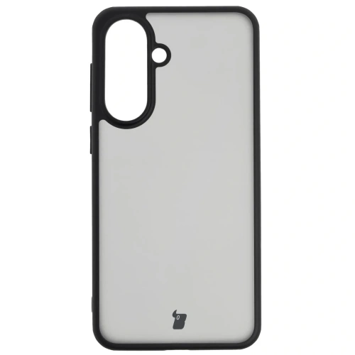 Etui Bizon Case Angelo do Samsung Galaxy A37 5G / A36 5G przydymione z czarną ramką