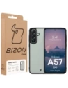 Etui Bizon Case Angelo do Samsung Galaxy A57 5G przydymione z czarną ramką