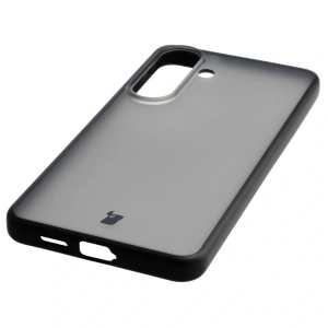 Etui Bizon Case Angelo do Samsung Galaxy S26+ Plus przydymione z czarną ramką