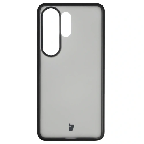 Etui Bizon Case Angelo do Samsung Galaxy S26 Ultra przydymione z czarną ramką