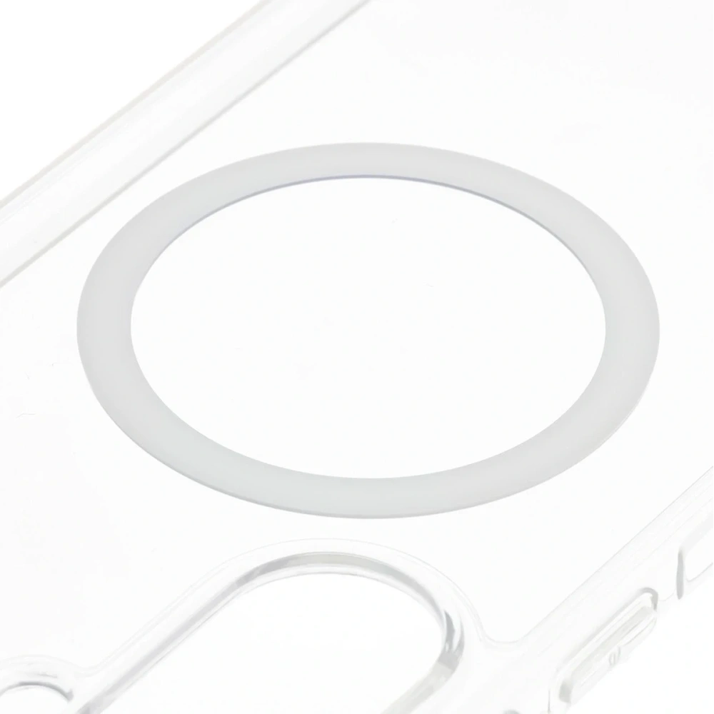 Etui z pierścieniem magnetycznym Bizon Case CrystalO do Samsung Galaxy A37 5G / A36 5G przezroczyste