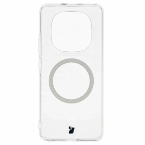 Etui z pierścieniem magnetycznym Bizon Case CrystalO do Xiaomi Redmi Note 15 / POCO M8 5G przezroczyste
