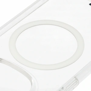 Etui z pierścieniem magnetycznym Bizon Case CrystalO do Xiaomi Redmi Note 15 / POCO M8 5G przezroczyste