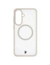 Etui z pierścieniem magnetycznym Bizon Case MatteO do Samsung Galaxy A37 5G / A36 5G przydymione-beżowe