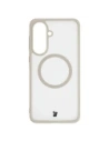 Etui z pierścieniem magnetycznym Bizon Case MatteO do Samsung Galaxy A57 5G przydymione-beżowe