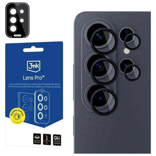 Ochrona na obiektyw aparatu 3MK Lens Protection Pro do Samsung Galaxy S26 Ultra czarny