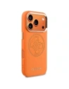 Etui Guess Perforated 4G MagSafe do Apple iPhone 17 Pro Max pomarańczowy