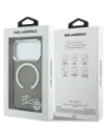 Etui Karl Lagerfeld IML KL Script Logo MagSafe do Apple iPhone 17 Pro czarny