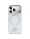 Etui Karl Lagerfeld IML KL Script Logo MagSafe do Apple iPhone 17 Pro Max przezroczysty
