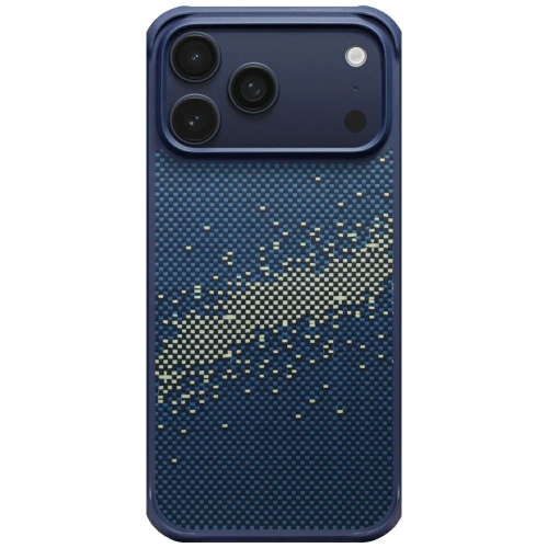 Etui PITAKA StarPeak Aramid ProGuard MagSafe do Apple iPhone 17 Pro Max milky way galaxy