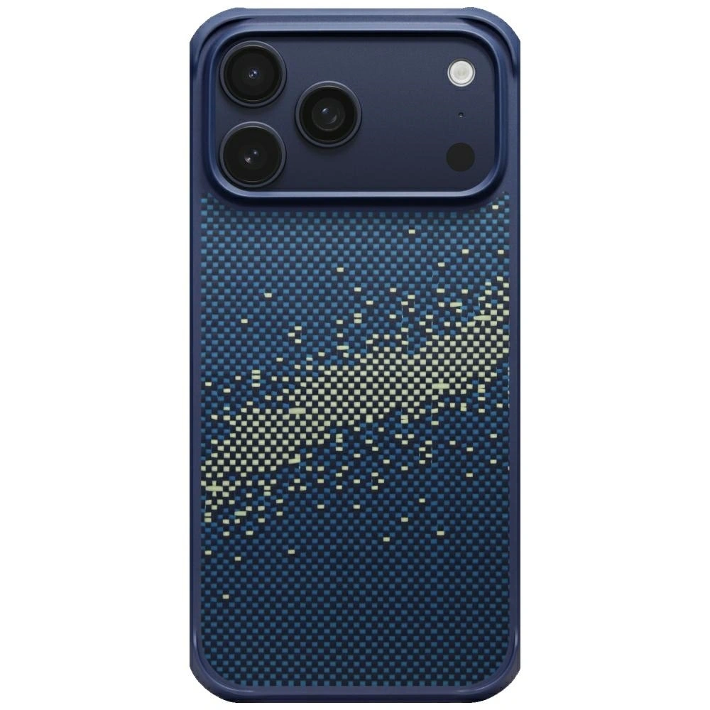 Etui PITAKA StarPeak Aramid ProGuard MagSafe do Apple iPhone 17 Pro milky way galaxy