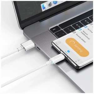 Kabel USAMS Cloud Series US-SJ658 6A USB-A / USB-C 1.2m różowy