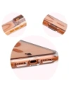 Etui z pierścieniem magnetycznym Bizon Case Marco do Apple iPhone 17 Pro Max przezroczyste z pomarańczową ramką
