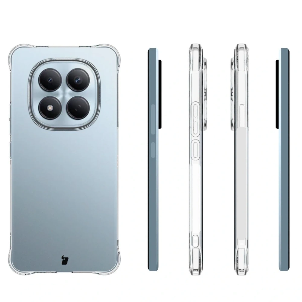 Elastyczne etui Bizon Case Salpa do Xiaomi Redmi Note 15 Pro 4G przezroczyste