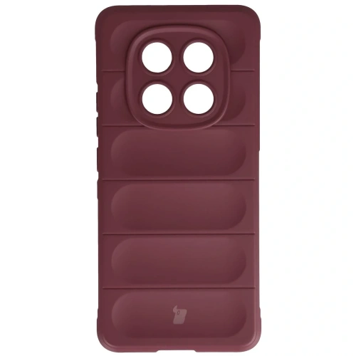 Pancerne etui Bizon Case Tur do Xiaomi Redmi Note 15 4G burgundowe