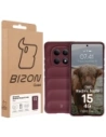 Pancerne etui Bizon Case Tur do Xiaomi Redmi Note 15 4G burgundowe