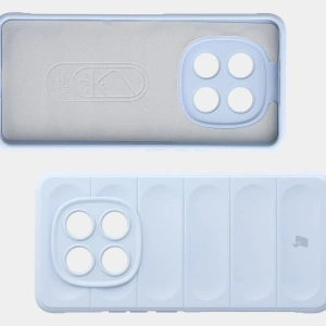 Pancerne etui Bizon Case Tur do Xiaomi Redmi Note 15 4G jasnoniebieskie