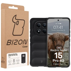 Pancerne etui Bizon Case Tur do Xiaomi Redmi Note 15 Pro 4G czarne