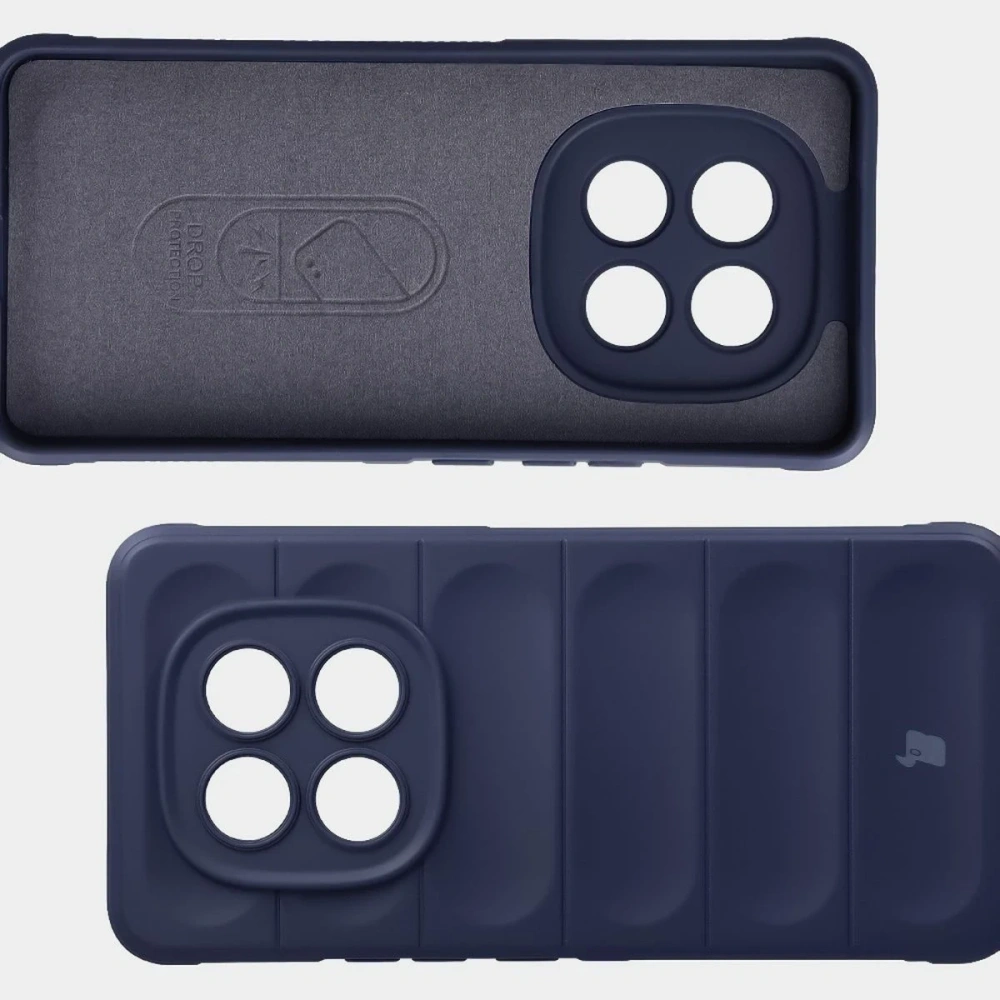 Pancerne etui Bizon Case Tur do Xiaomi Redmi Note 15 Pro 4G granatowe