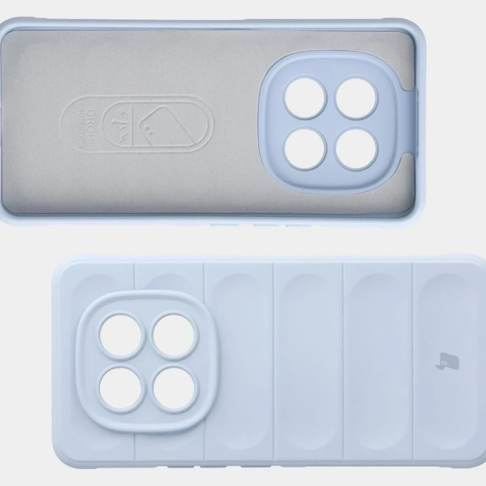 Pancerne etui Bizon Case Tur do Xiaomi Redmi Note 15 Pro 4G jasnoniebieskie