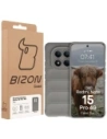 Pancerne etui Bizon Case Tur do Xiaomi Redmi Note 15 Pro 4G jasnoszare