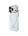 Etui Karl Lagerfeld IML KL Script Logo MagSafe do Apple iPhone 17 Pro przezroczysty