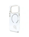 Etui Karl Lagerfeld IML KL Script Logo MagSafe do Apple iPhone 17 Pro przezroczysty