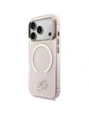 Etui Karl Lagerfeld IML KL Script Logo MagSafe do Apple iPhone 17 Pro różowy