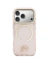 Etui Karl Lagerfeld IML KL Script Logo MagSafe do Apple iPhone 17 Pro różowy