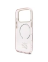 Etui Karl Lagerfeld IML KL Script Logo MagSafe do Apple iPhone 17 Pro różowy