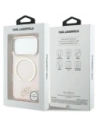 Etui Karl Lagerfeld IML KL Script Logo MagSafe do Apple iPhone 17 Pro różowy