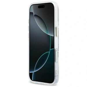 Etui Karl Lagerfeld IML KL Script Logo MagSafe do Apple iPhone 17 przezroczysty