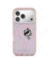 Etui Karl Lagerfeld IML Peekaboo MagSafe do Apple iPhone 17 Pro Max różowy