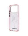 Etui Karl Lagerfeld IML Peekaboo MagSafe do Apple iPhone 17 Pro Max różowy