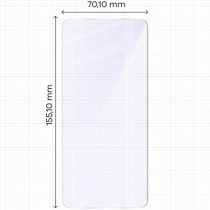 Elastyczne szkło hybrydowe Bizon Glass Mule Duo do Xiaomi POCO X7 Pro [2 PACK]