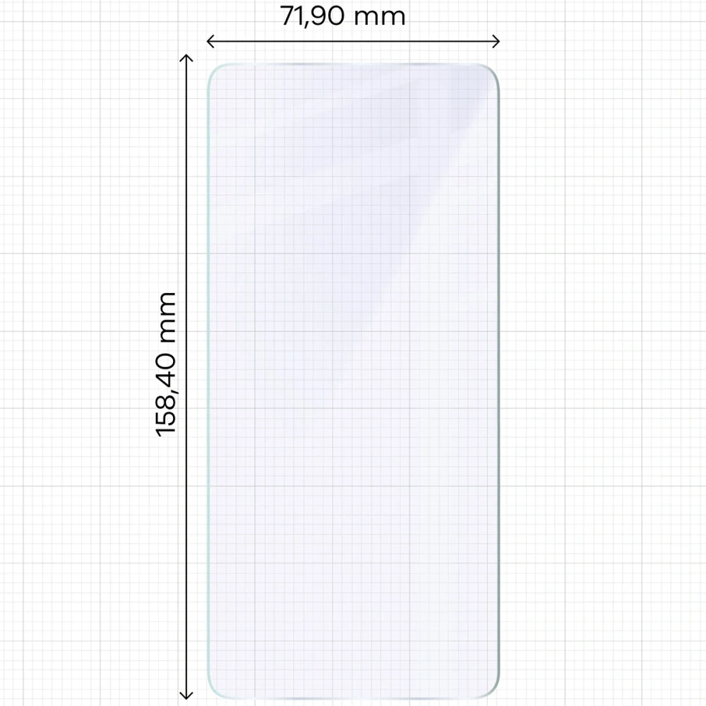 Elastyczne szkło hybrydowe Bizon Glass Mule Duo do Realme GT 7 [2 PACK]