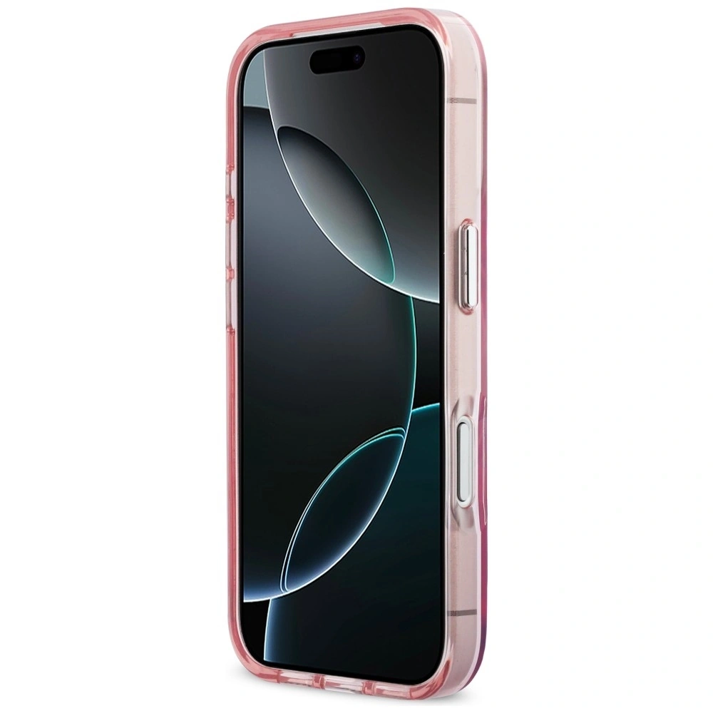 Etui Karl Lagerfeld IML Peekaboo MagSafe do Apple iPhone 17 Pro różowy