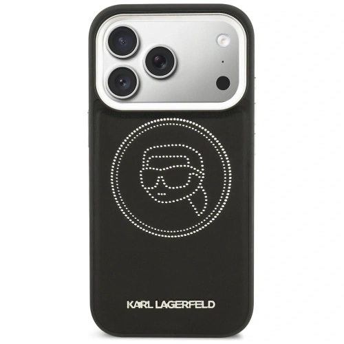 Etui Karl Lagerfeld K Head Point Logo MagSafe do Apple iPhone 17 Pro czarny