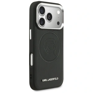 Etui Karl Lagerfeld K Head Point Logo MagSafe do Apple iPhone 17 Pro czarny
