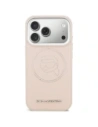 Etui Karl Lagerfeld K Head Point Logo MagSafe do Apple iPhone 17 Pro Max różowy
