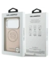 Etui Karl Lagerfeld K Head Point Logo MagSafe do Apple iPhone 17 Pro Max różowy