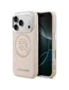 Etui Karl Lagerfeld K Head Point Logo MagSafe do Apple iPhone 17 Pro różowy