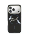 Etui Karl Lagerfeld IML Choupettes Karl Script Logo MagSafe do Apple iPhone 17 Pro Max czarny