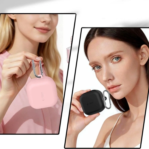 Etui Tech-Protect Silicone Hook do Samsung Galaxy Buds 4 / 4 Pro Lavender