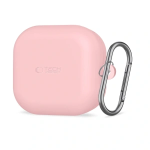 Etui Tech-Protect Silicone Hook do Samsung Galaxy Buds 4 / 4 Pro Dusty Pink