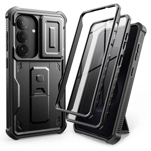 Etui Tech-Protect Kevlar Cam+ do Samsung Galaxy S26 Black [2 PACK]