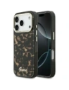 Etui Guess IML Script Metal MagSafe do Apple iPhone 17 Pro Max tortoise