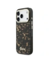 Etui Guess IML Script Metal MagSafe do Apple iPhone 17 Pro Max tortoise