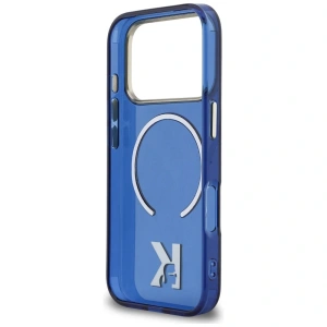 Etui Karl Lagerfeld IML K Head Logo MagSafe do Apple iPhone 17 Pro Max niebieski