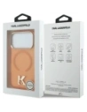 Etui Karl Lagerfeld IML K Head Logo MagSafe do Apple iPhone 17 Pro Max pomarańczowy